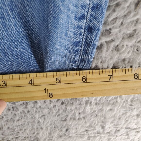 American Eagle Outfitters Jeans Women’s 0 Blue Mom Straight Stretch Denim - Picture 9 of 12